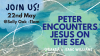 Peter Encounters Jesus on the sea